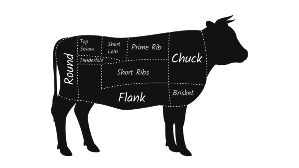 Cut Diagram of Beef